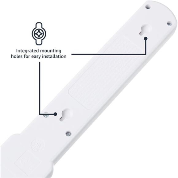 Amazon Basics Surge Protector Power Strip, 6-Outlet with 200J Protection, 2ft - Picture 10 of 14